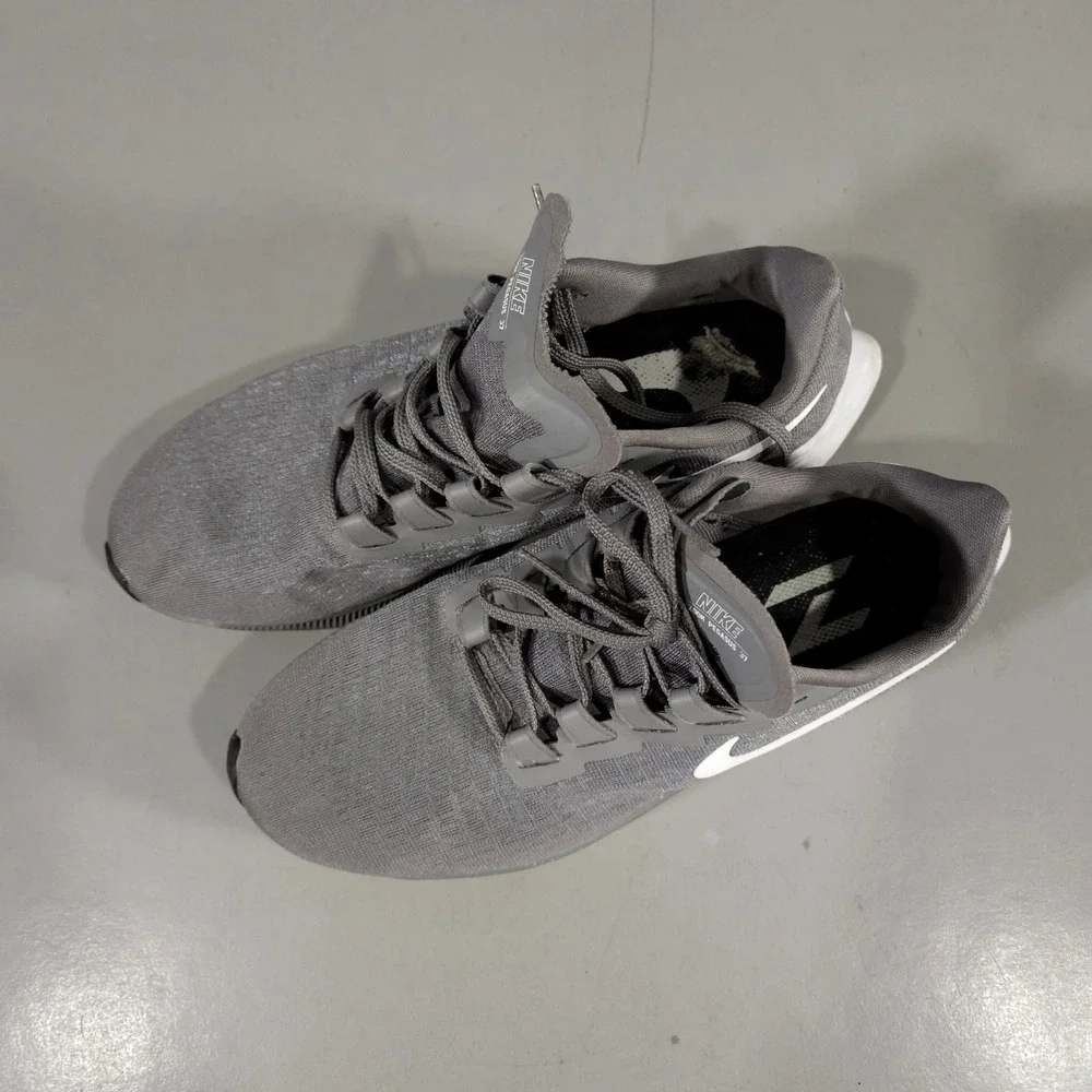 Nike Air Zoom Pegasus 37 Mens Size 8 Grey Running Shoes CJ0677-002